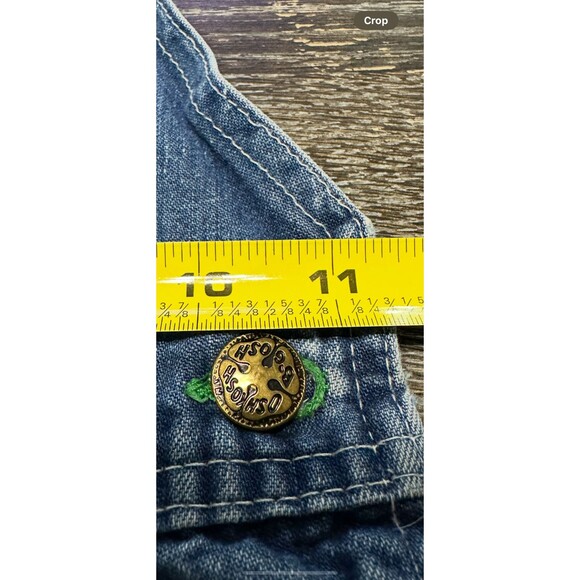 Vintage Oshkosh B'gosh Kids Overalls Size 4T Made in USA Blue Bibs Boys - Picture 6 of 6